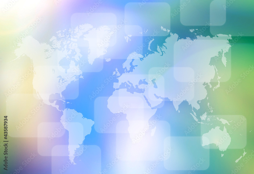 Obraz premium abstract the world technology background
