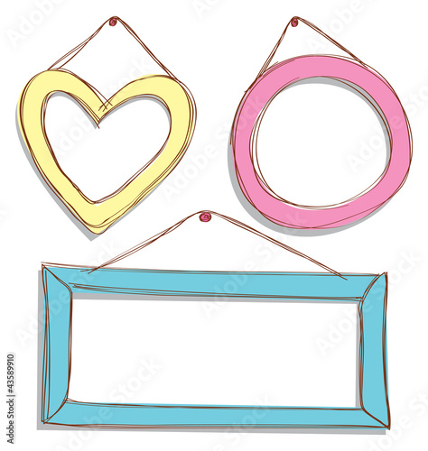 cute frame doodle
