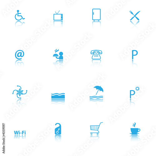 Set of Hotel services