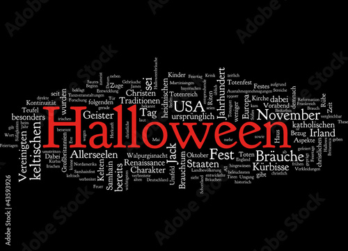 Tagcloud Halloween
