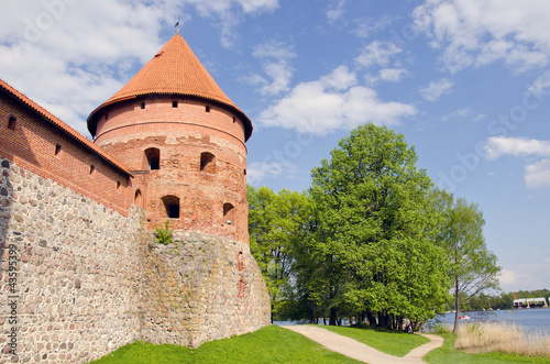 ancient lithuanian castle Trakai tower