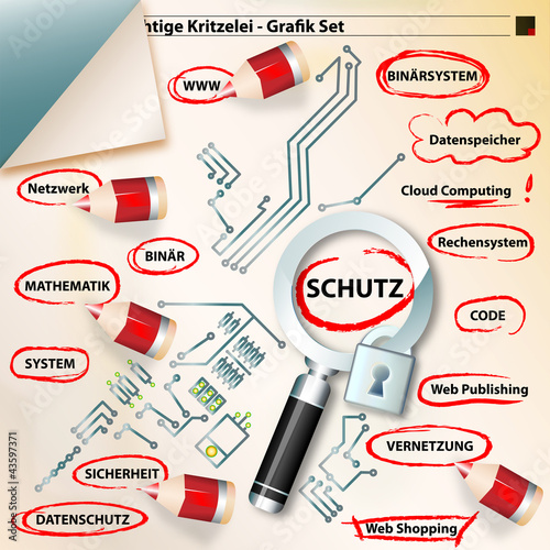 grafik set - internet und zubehör