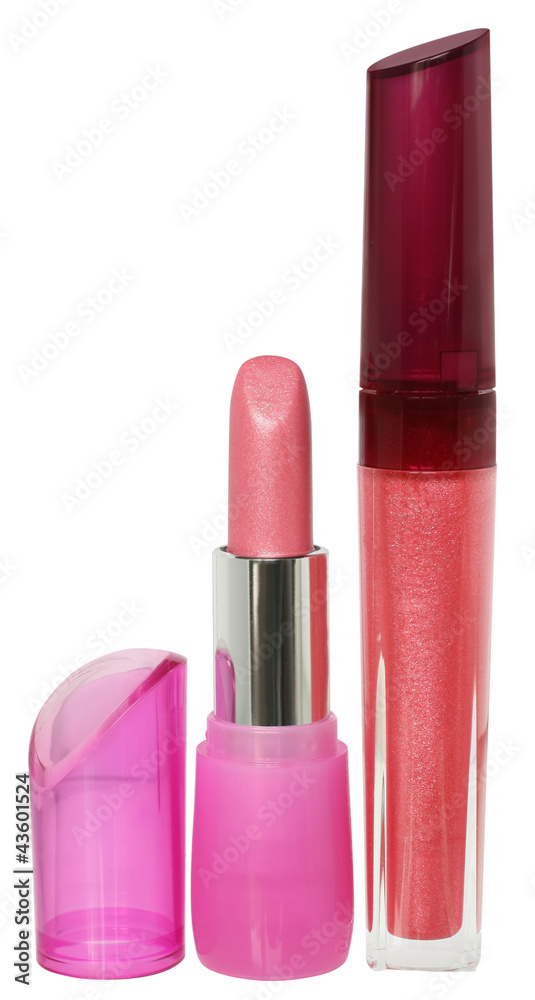 Lip gloss and lipstick Lip gloss and lipstick