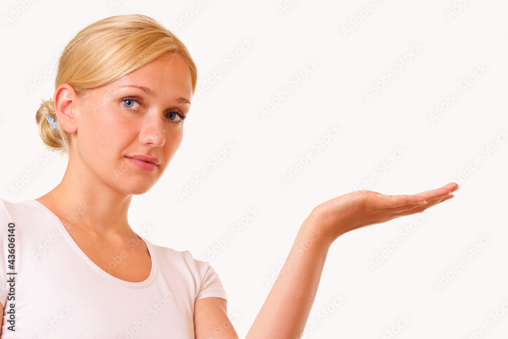 Fototapeta premium Pretty blonde woman