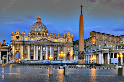 Obraz na płótnie St. Peter's Basilica, Rome w salonie