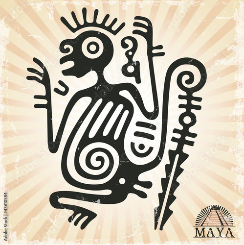Ornament in style of the Maya