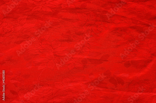 Red Silk closeup