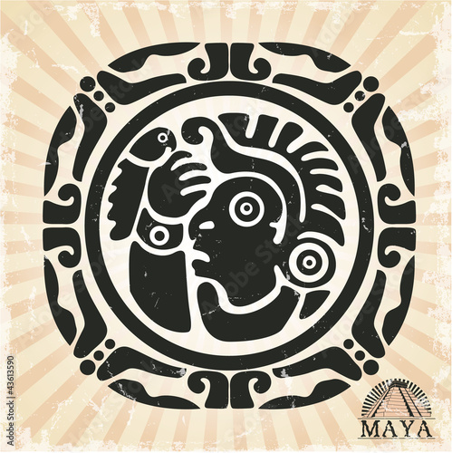 Ornament in style of the Maya
