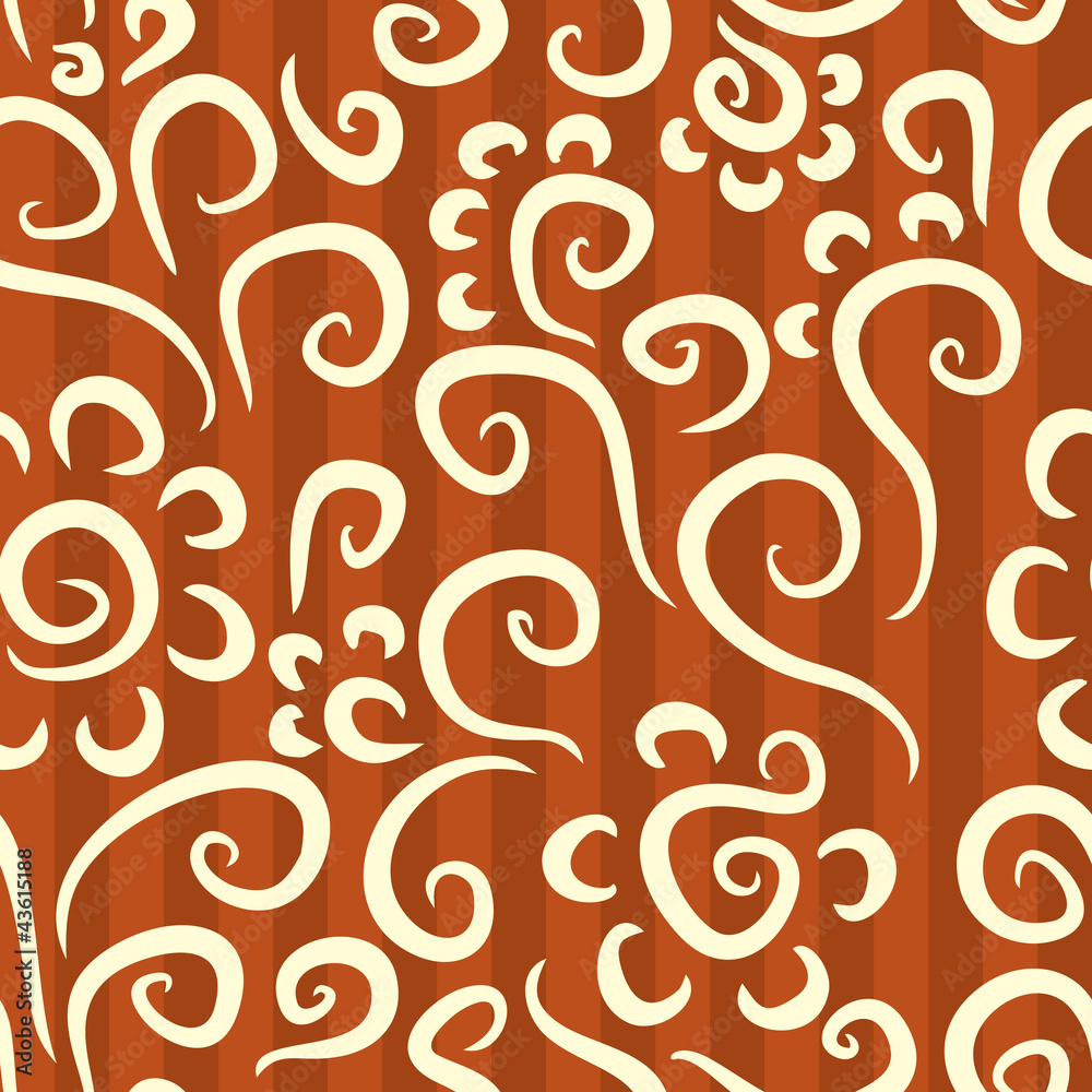 seamless pattern with large flowers