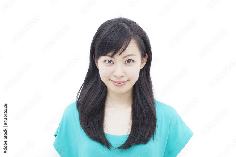 笑顔の女性 笑顔の女性