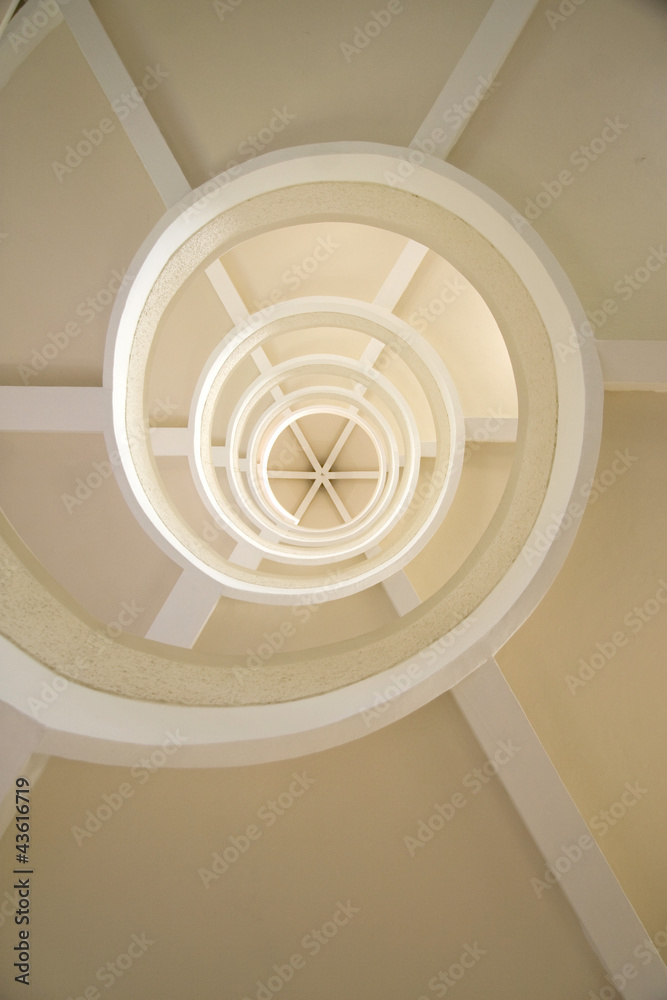 Fototapeta premium Spiral staircase
