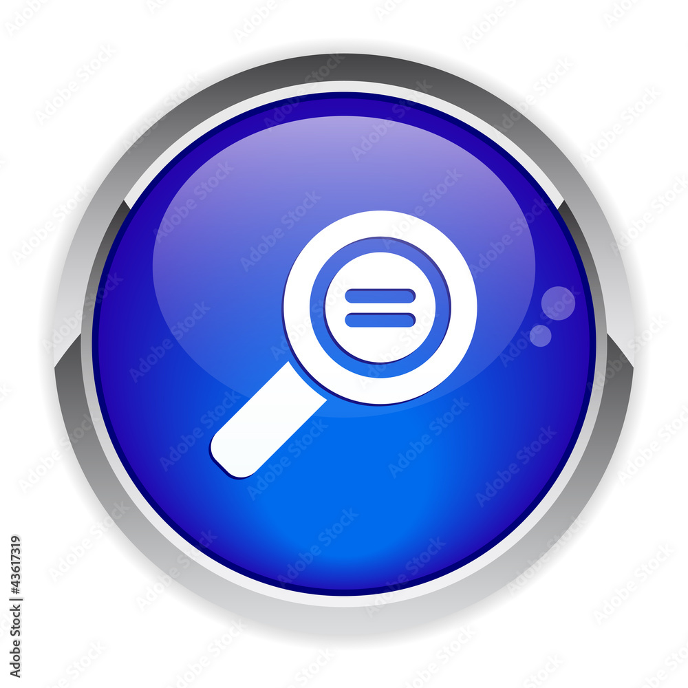 button loupe magnifying glass sign. button loupe magnifying glass sign.