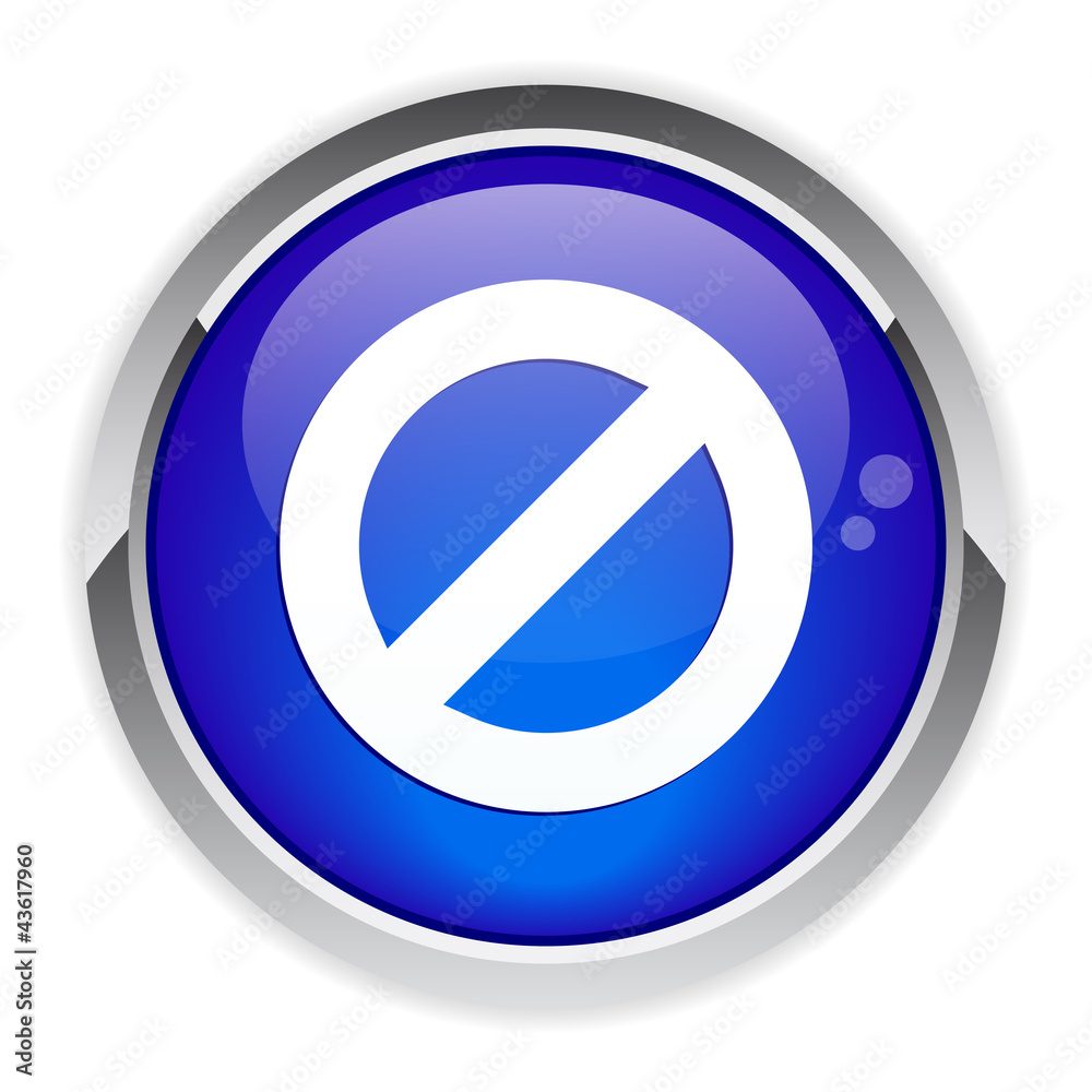 prohibited button forbidden icon. prohibited button forbidden icon.