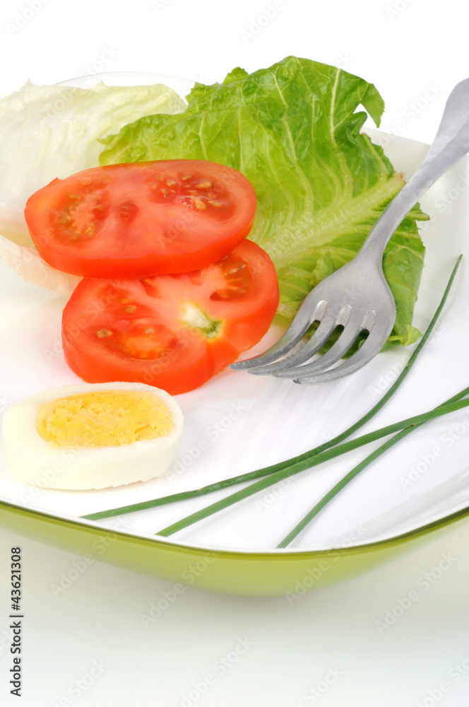 Assiette diététique