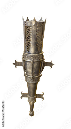 wrought-iron torch