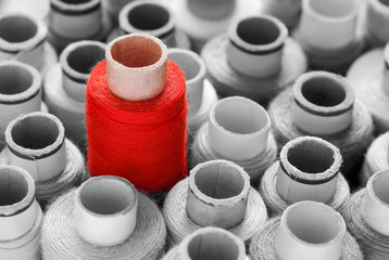 Papier peint photo Rouge, noir, blanc Composition rouge moderne polyvalente  © Smileus