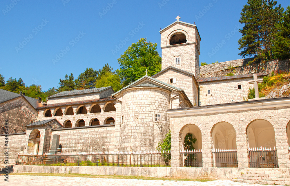Orthodox monastery in Cetinje, Montenegro