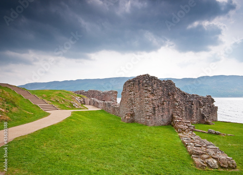 Old Scottish castle at Loch...