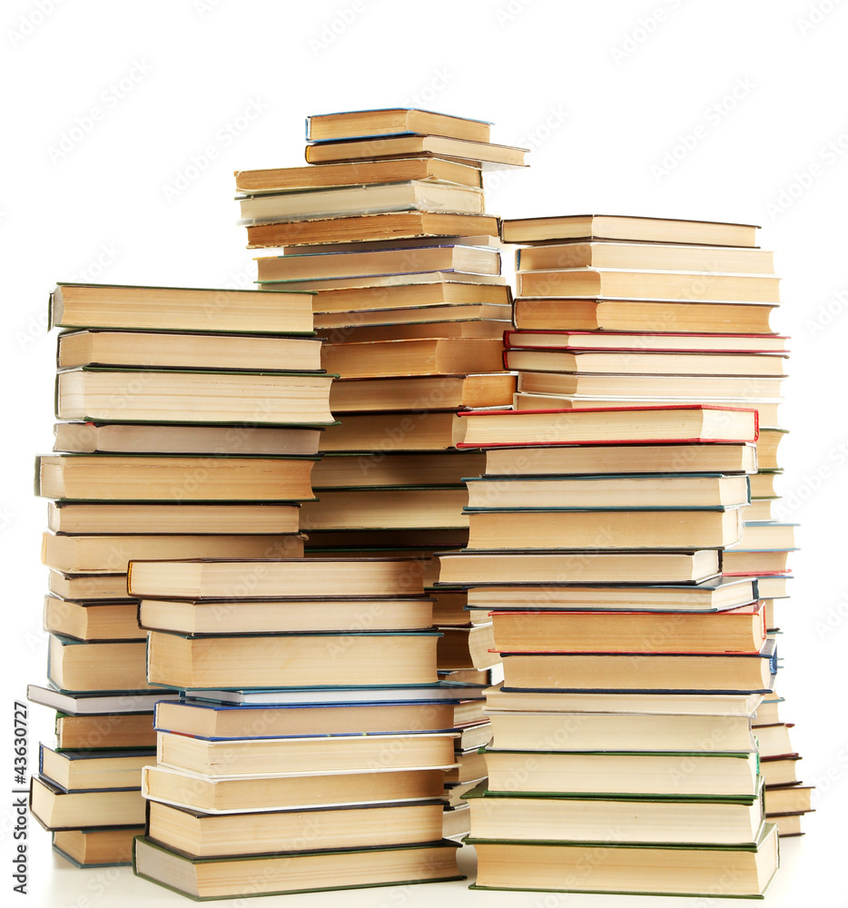 old books isolated on white old books isolated on white