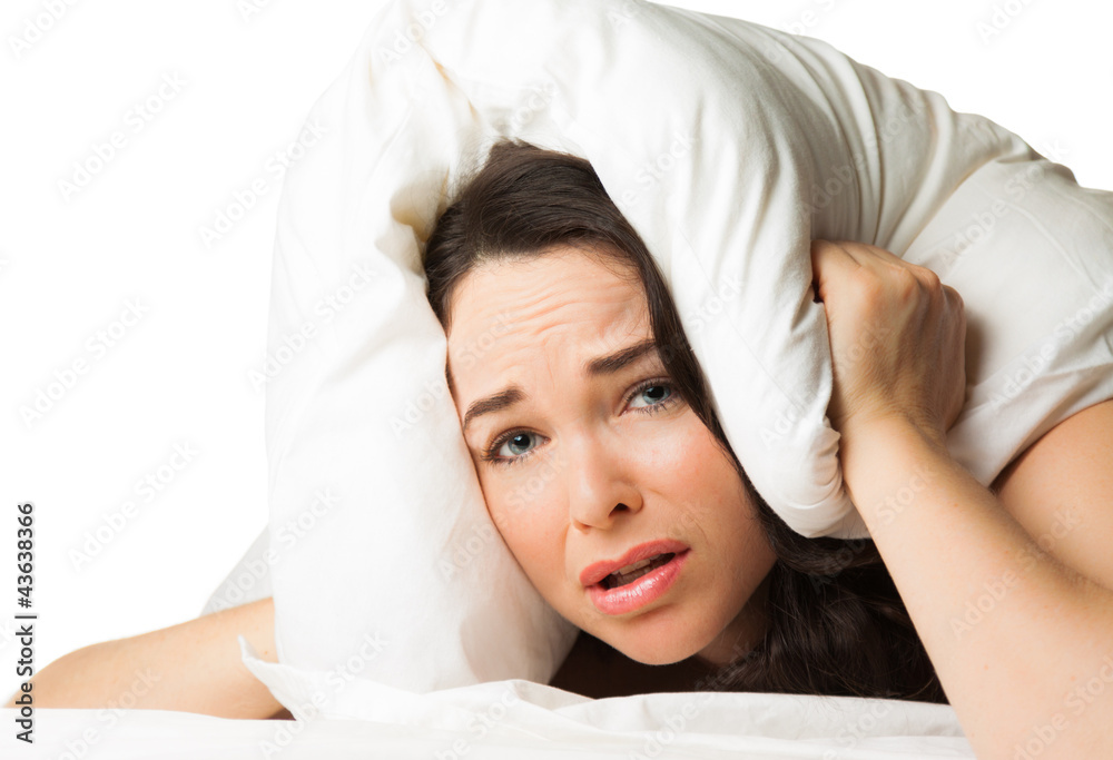 Tired sleepless woman Tired sleepless woman