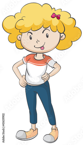 a girl
