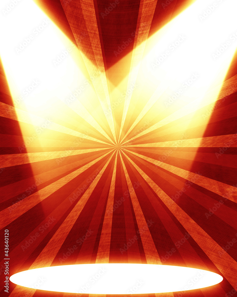 Naklejka premium Stage lights