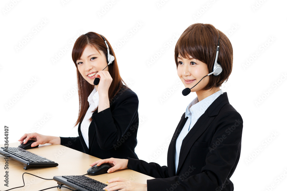 Beautiful business operator Beautiful business operator