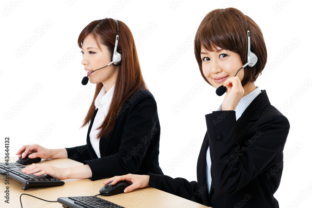 Beautiful business operator Beautiful business operator