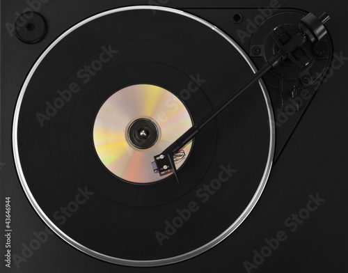 Turntable with CD photo