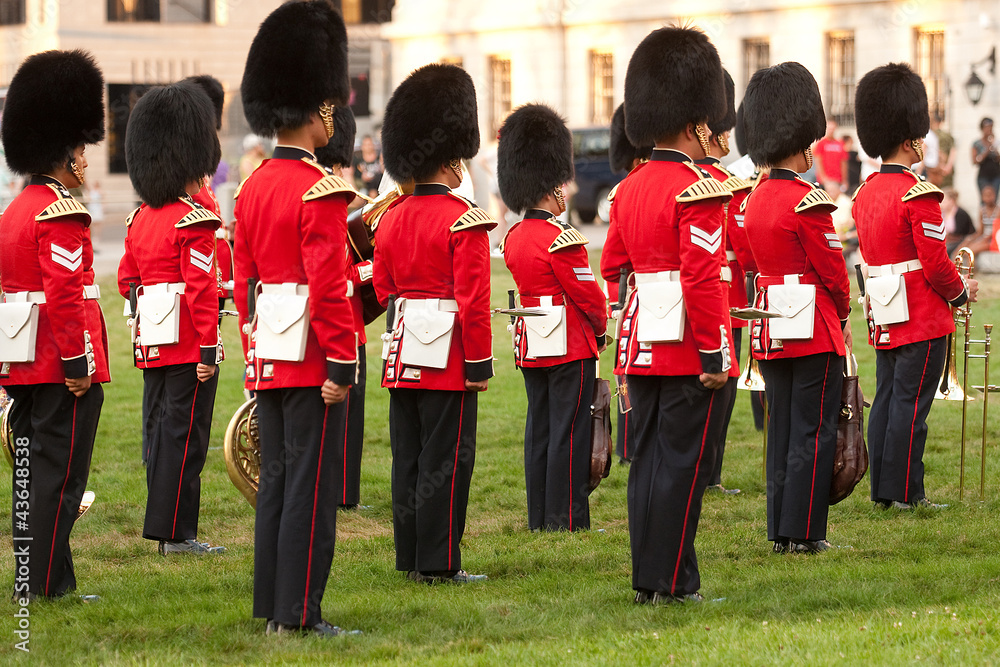 Fototapeta Royal Guardsmen band