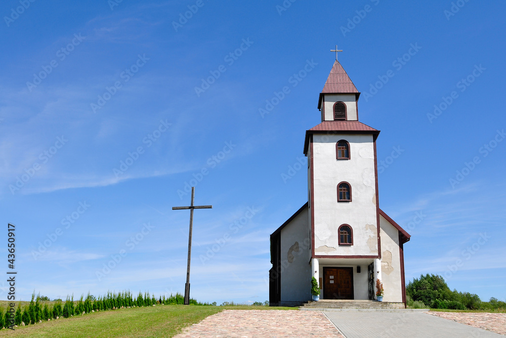 Small old church in Poland