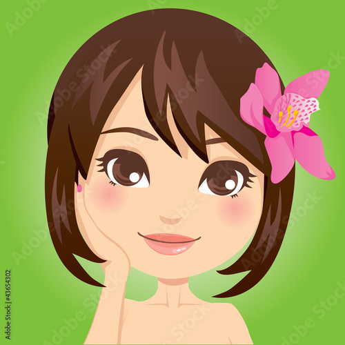 Beautiful Brunette Portrait