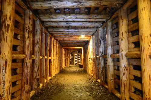 Kopalnia Uranu Liczyrzepa w Kowarach, podziemia w Polsce, underground in Poland  photo