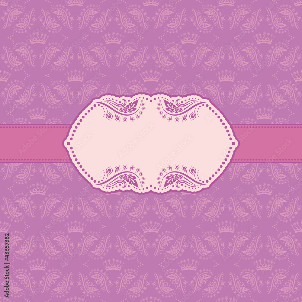 Template frame design for greeting card . Template frame design for greeting card .
