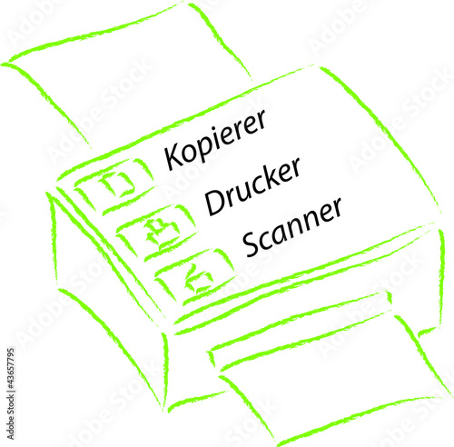 Multifunktionsgerät, Drucker, Scanner, Kopierer