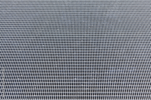 Obraz na płótnie industrial metal grid walkway background w salonie