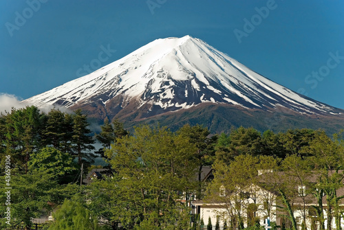 Mount Fuji from Kawaguchiko lake in Japan