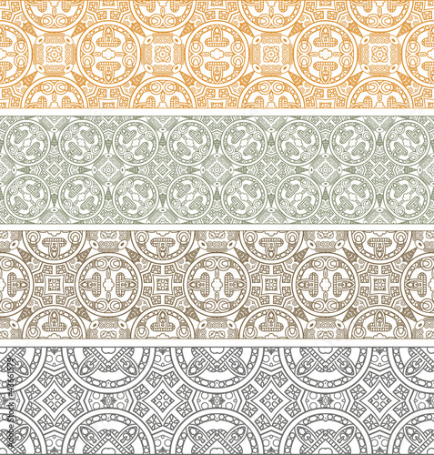 Ornamental seamless pattern