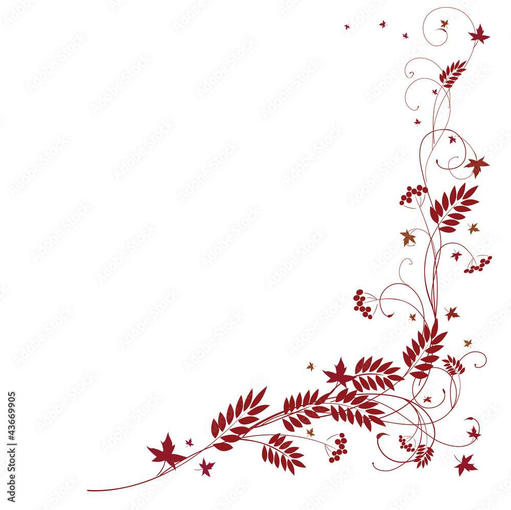 autumn floral background autumn floral background