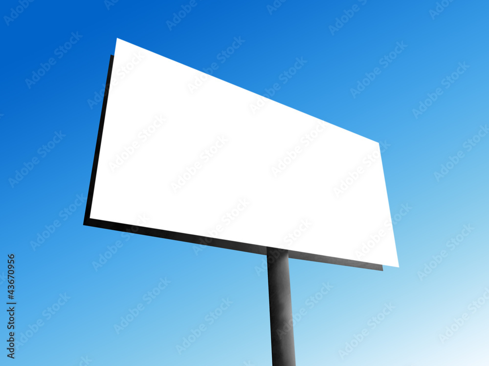 Blank big billboard Blank big billboard