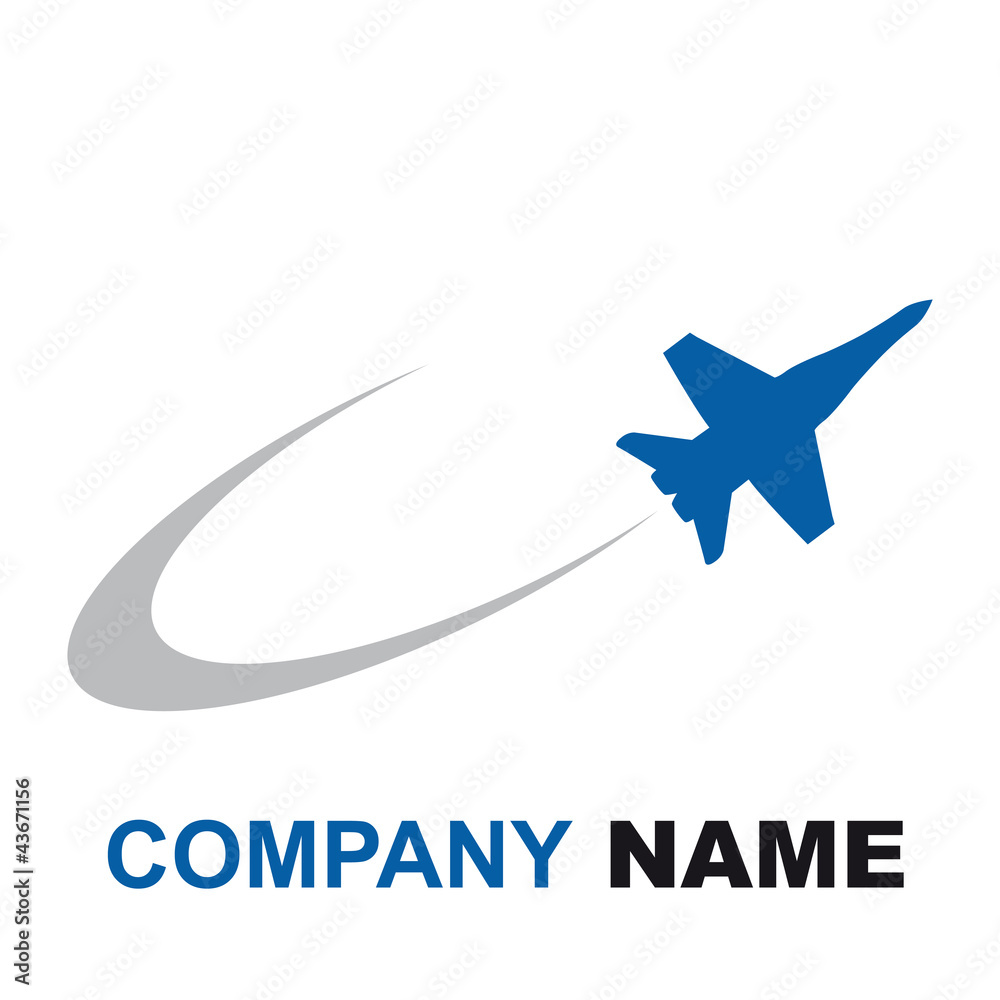 Logo Airshow, airplane # Vector