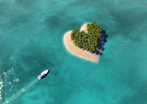 Heart Shaped Paradise Island
