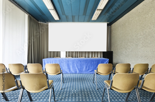 interior of a conference hall