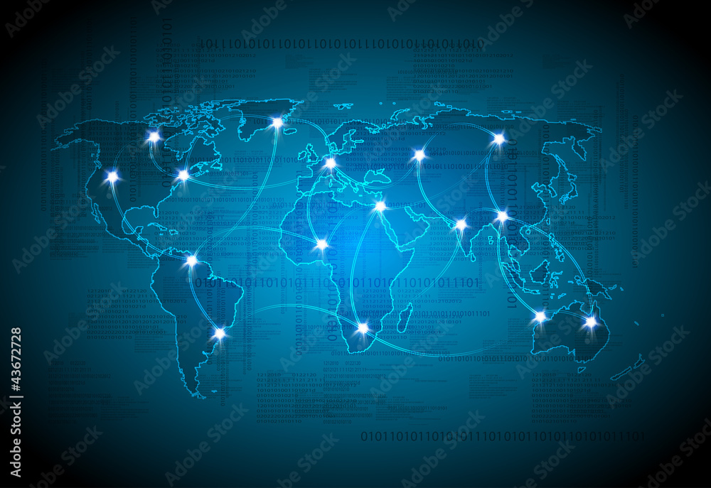 Map technology light design Map technology light design