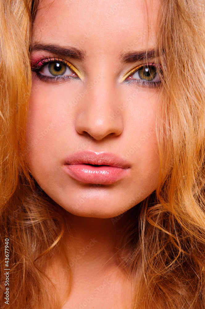 Beautiful blonde woman Beautiful blonde woman