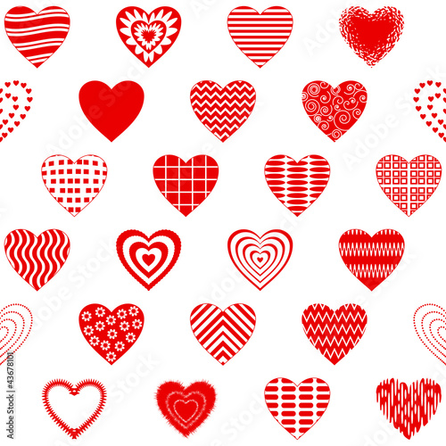 Valentine heart, seamless
