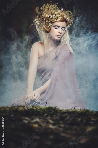 Beautiful wood nymph