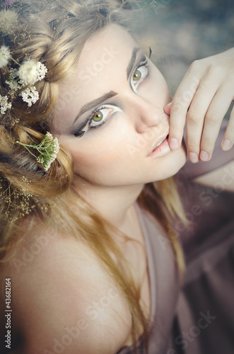 Beautiful wood nymph