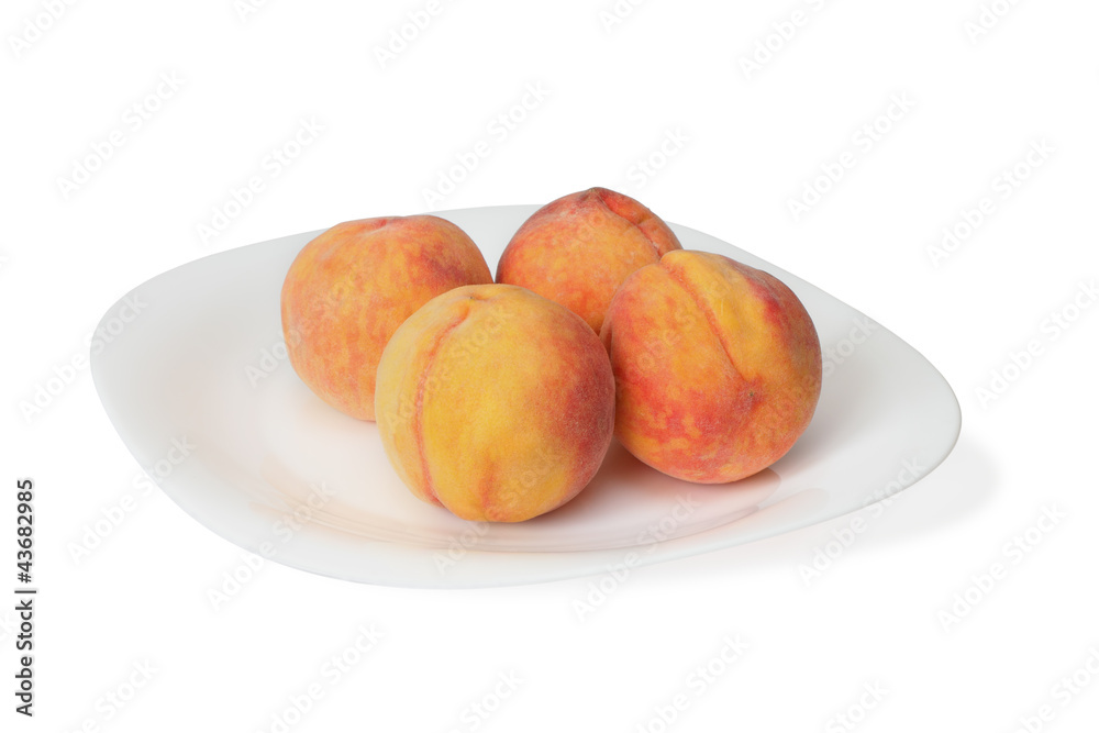 peaches on the plate peaches on the plate
