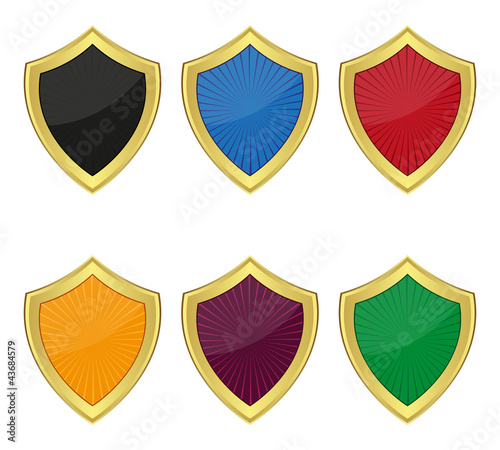 Set of shields